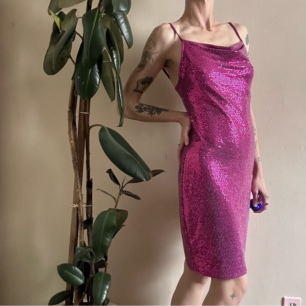 Vintage Bebe Barbie Core Bodycon - Picture 2 of 8
